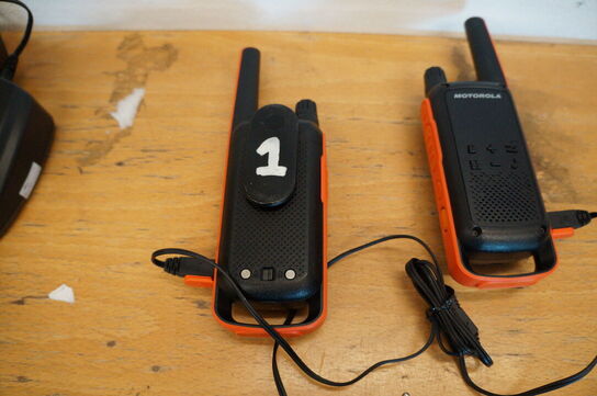 2 stk. Walkie-talkie 