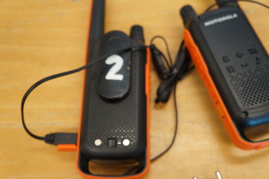 2 stk. Walkie-talkie 
