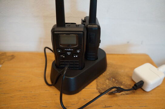 2 stk. Walkie-talkie 