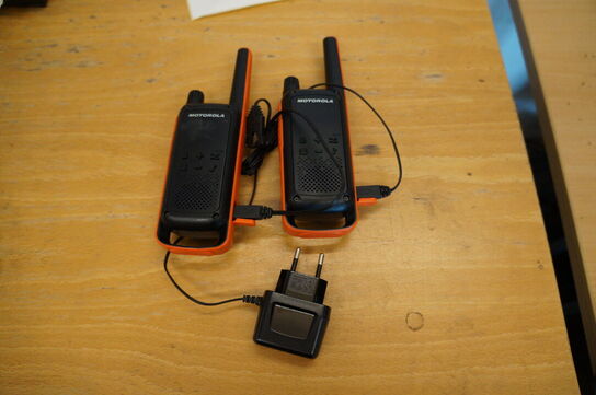 2 stk. Walkie-talkie 