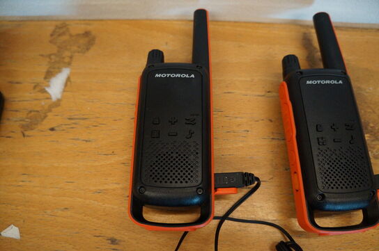 2 stk. Walkie-talkie 