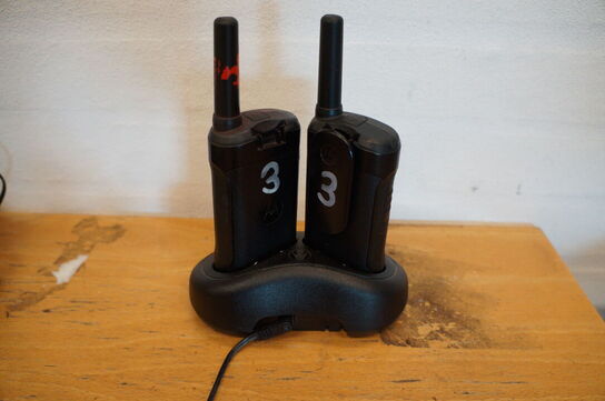 2 stk. Walkie-talkie 
