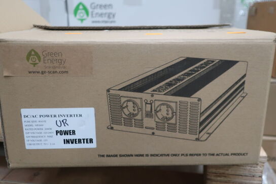 Inverter GREEN ENERGY Pure Sine Wave DC/AC Power 2000W