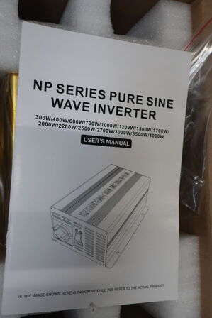 Inverter GREEN ENERGY Pure Sine Wave DC/AC Power 600W
