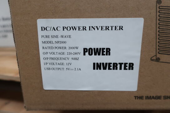 Inverter GREEN ENERGY Pure Sine Wave DC/AC Power 2000W
