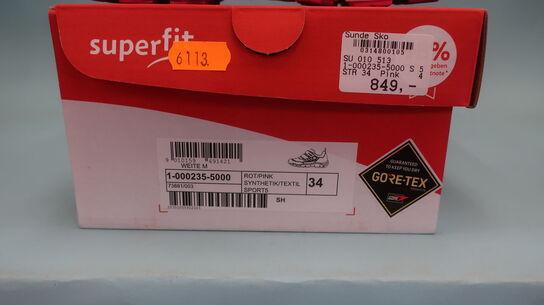 Børnesko SUPERFIT str. 34