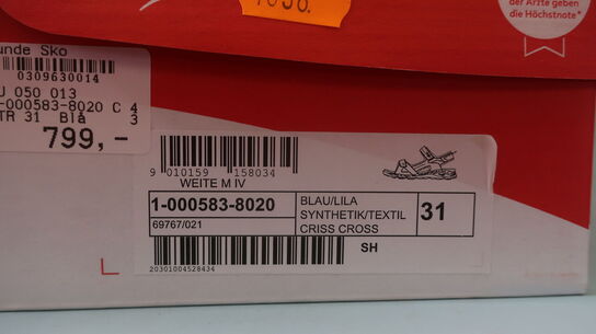 Børnesandal SUPERFIT str. 31