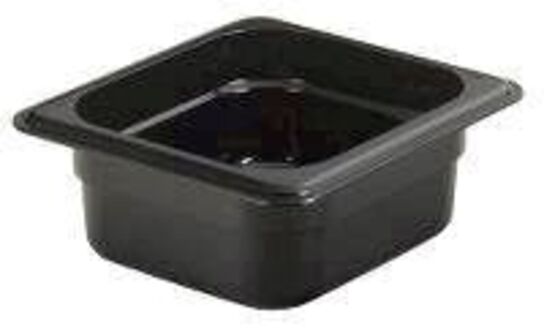 24 stk. Kantine 1/6 GN  D65 mm sort Cambro