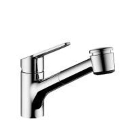 1 stk. Blandingsbatteri med udtræksbruser ISLA KWC     ( hul Ø 35 mm )