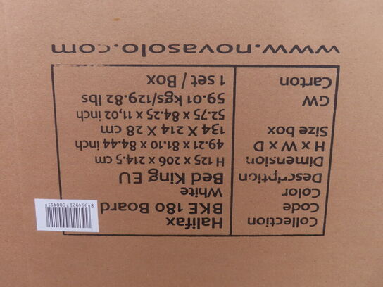 Sengeramme NOVA SOLO HALIFAX BKE 180 BOARD