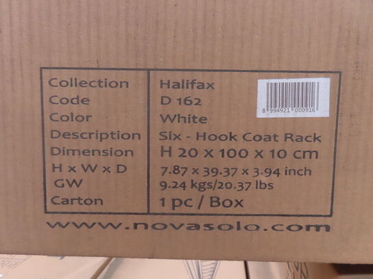 Knagrække NOVA SOLO HALIFAX 162