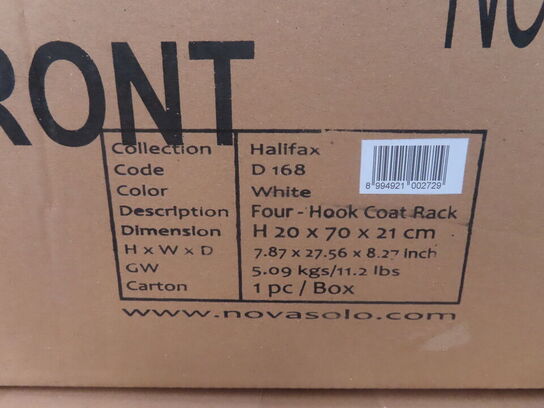 Knagrække NOVA SOLO HALIFAX D 168