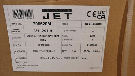 JET Støvfilter til Svævestøv AFS-1000B