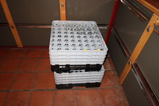 Div. Opvaskebakker til glas, vinglas m.m.