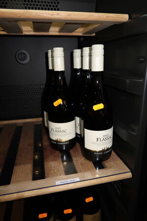 5 flasker rødvin HAUT FLASSAC SYRAH CABERNET