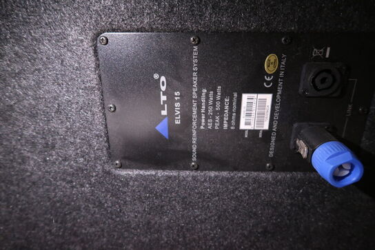 2 stk. højtalere ALTO ELVIS 15