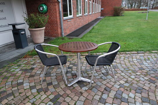 2 stk. haveborde med 4 stk. havestole