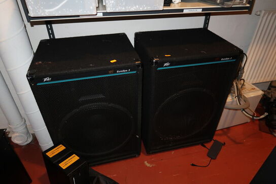 2 stk. subwoofere PEAVEY EuroSys 3