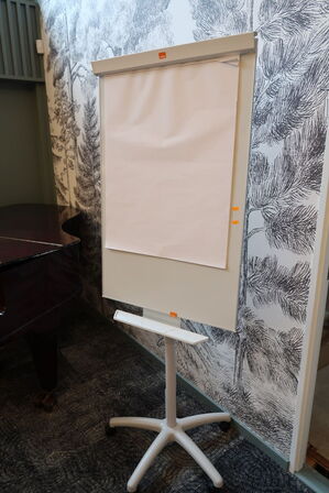 Whiteboard på stativ