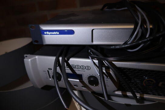 Div. Stole, borde, forstærker CROWN XLS2000 m.m.