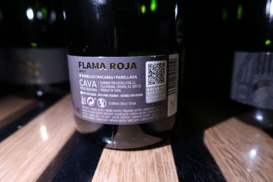 9 flasker mousserendevin CAVA FLAMA ROJA BRUT