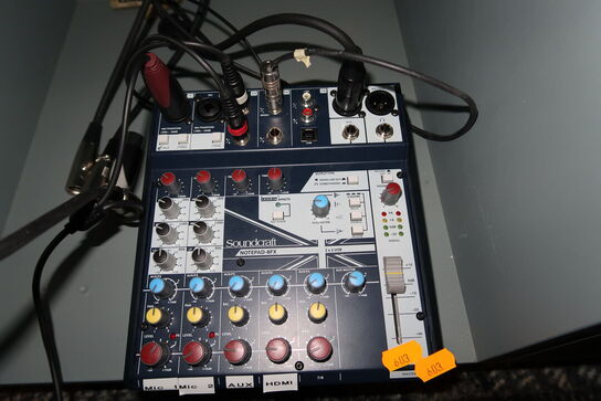 Mixer SOUNDCRAFT Notepad-8FX