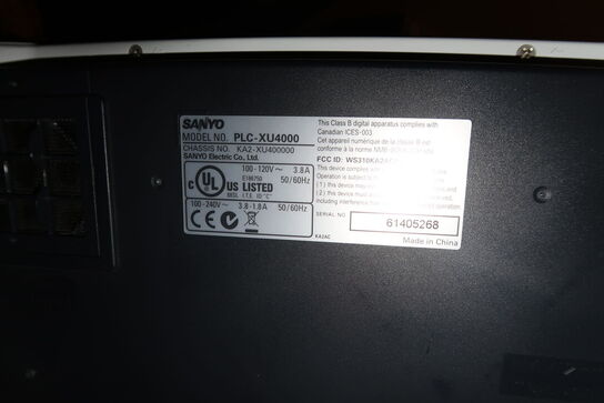 Projektor SANYO PLC-XU4000