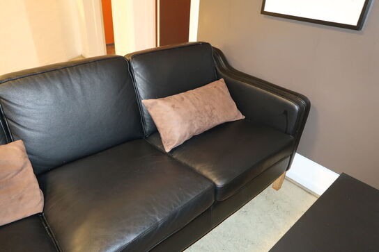 3 personers lædersofa MOGENS HANSEN
