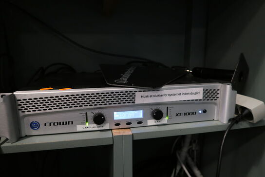 Forstærker CROWN XTI 1000
