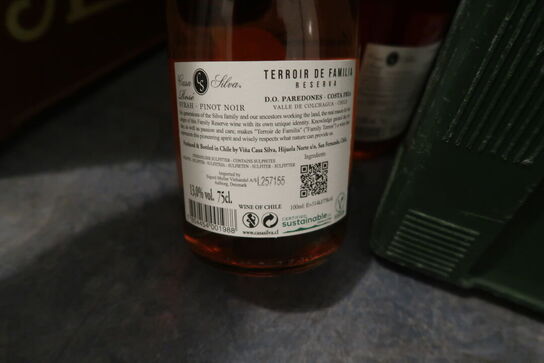 7 flasker rosevin CASA SILVA Terroir de familia