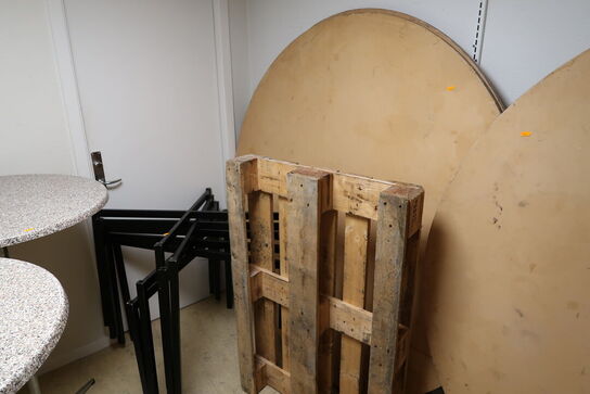 4 stk. borde med stel