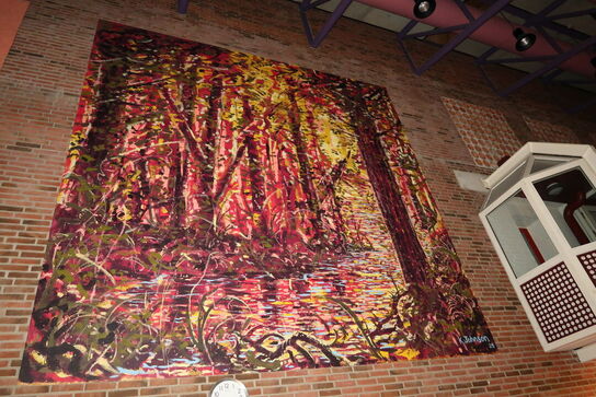 Vægmaleri af K. Johnson ’23