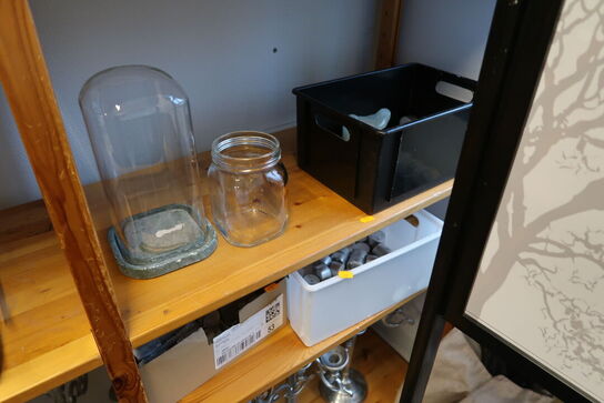 Div. Stearinslys samt kandelabre og lysestager