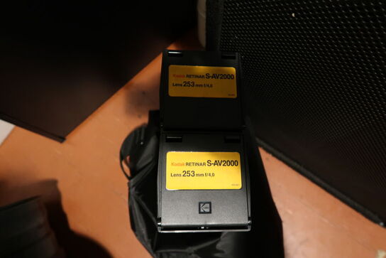 2 stk. objektiver KODAK Retinar S-AV2000