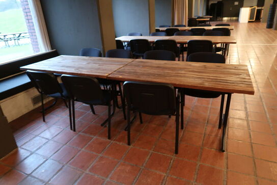 7 stk. stabelstole (borde medfølger ikke)