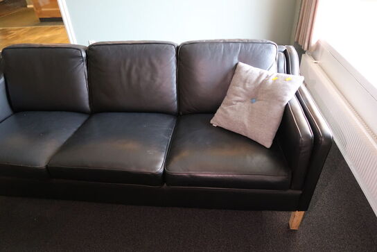 3 personers lædersofa MOGENS HANSEN