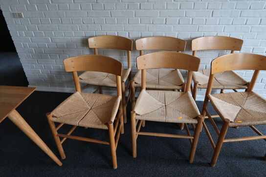 6 stk. spisebordsstole BØRGE MOGENSEN Folkestolen