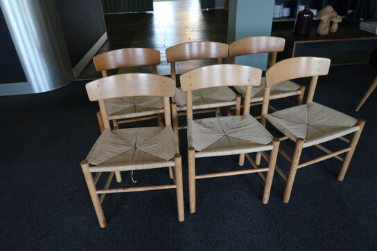 6 stk. spisebordsstole BØRGE MOGENSEN Folkestolen