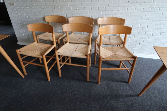 6 stk. spisebordsstole BØRGE MOGENSEN Folkestolen