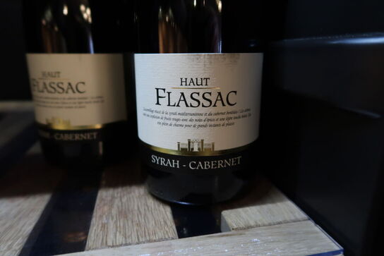 5 flasker rødvin HAUT FLASSAC SYRAH CABERNET