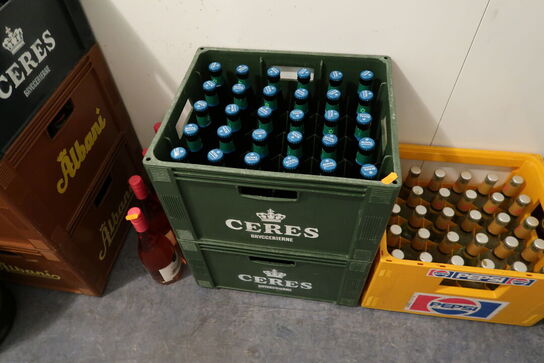 4 kasser alkoholfriøl og tonic ALBANI