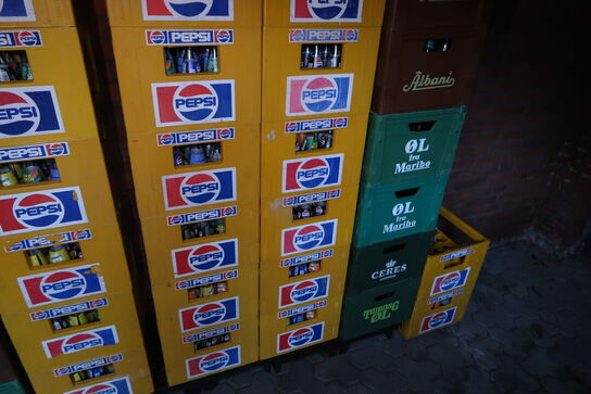 38 kasser med pantflasker