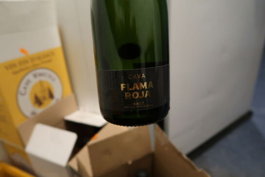 18 flasker blandet vin