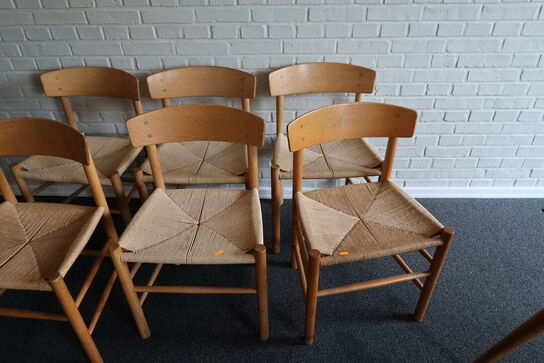 6 stk. spisebordsstole BØRGE MOGENSEN Folkestolen