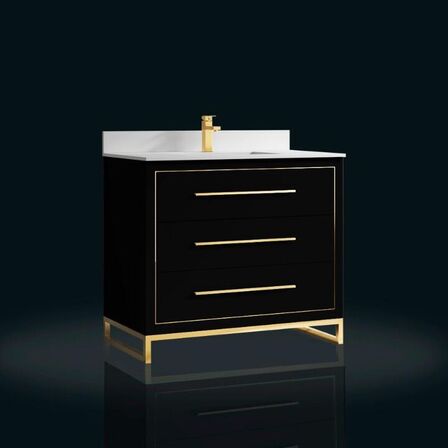 Baderumsmøbel, Colombia, Black, 100