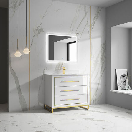 Baderumsmøbel, Colombia, White, 100