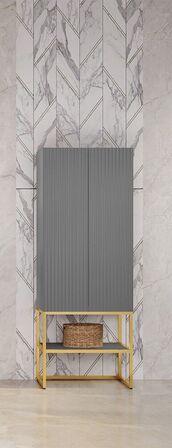 Baderumsmøbel, Angels Grey Side Cabinet