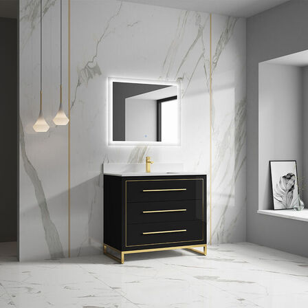 Baderumsmøbel, Colombia, Black, 100