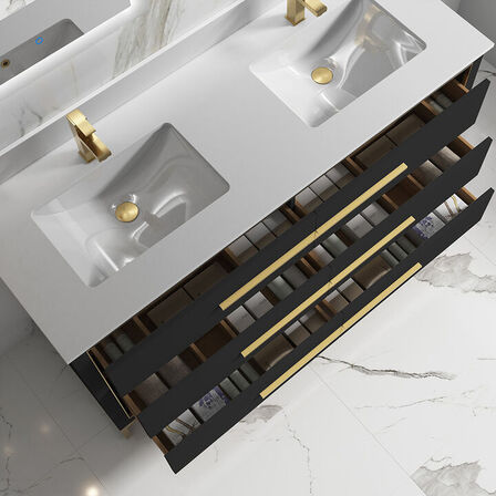 Baderumsmøbel, Colombia, Black, 150