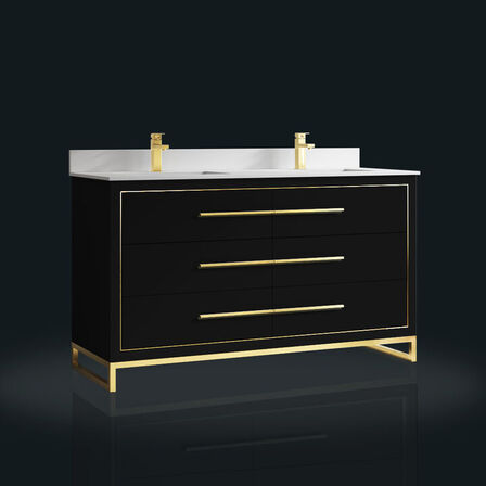 Baderumsmøbel, Colombia, Black, 150